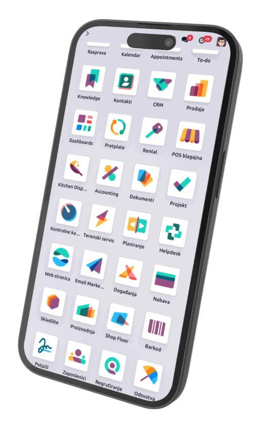odoo apps screen